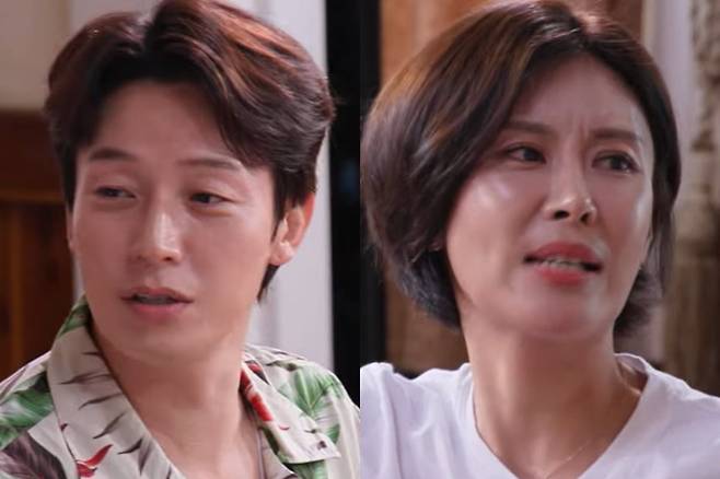 허경환이 성현주의 "우리집에서 자주 잤다" 발언에 당황했다./사진='짠한형'