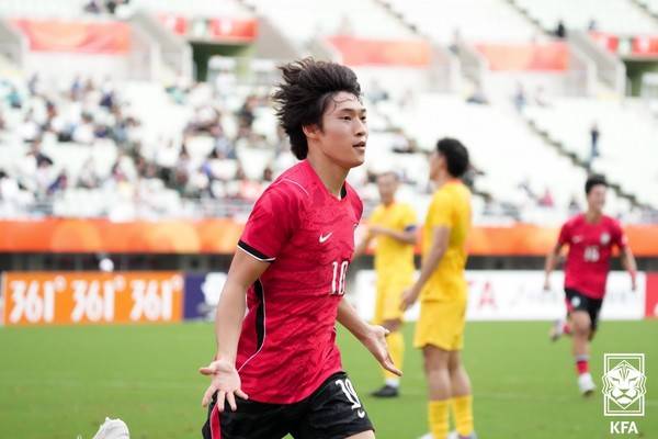 배준호(아시안게임 대표팀). 대한축구협회 제공