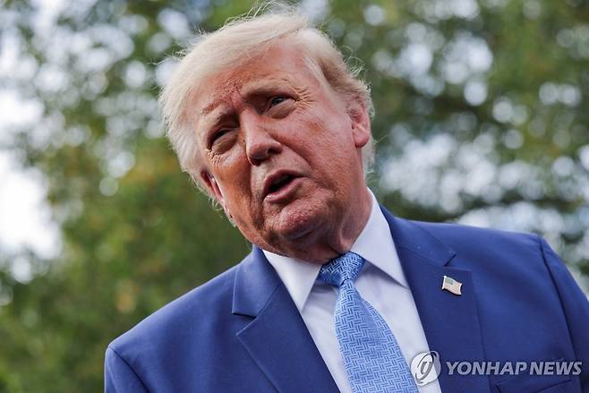 트럼프 대통령 [로이터=연합뉴스. 재판매 및 DB 금지]