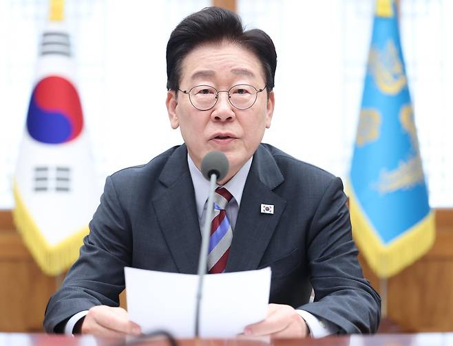 이재명 대통령이 29일 청와대에서 열린 메가프로젝트 제3차 민관합동 점검회의에서 발언을 하고 있다. (청와대통신사진기자단) 2026.9.29 뉴스1