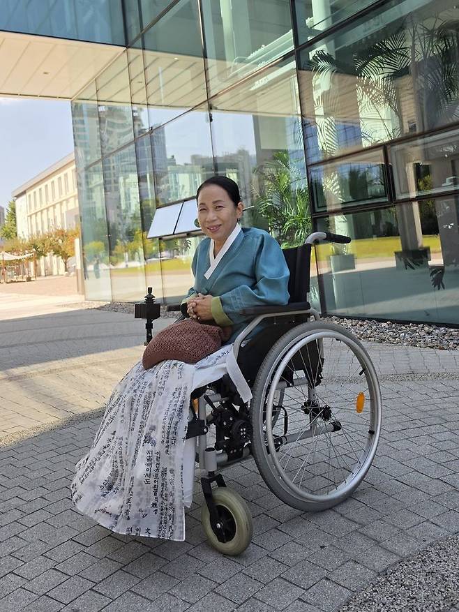 [세종=뉴시스]이정희 전북특별자치도 무형유산 궁수 자수장. (사진=이정희 자수장 제공) 2026.10.03. photo@newsis.com  *재판매 및 DB 금지