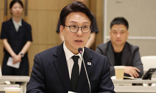 더불어민주당 김민석 대표. 연합뉴스