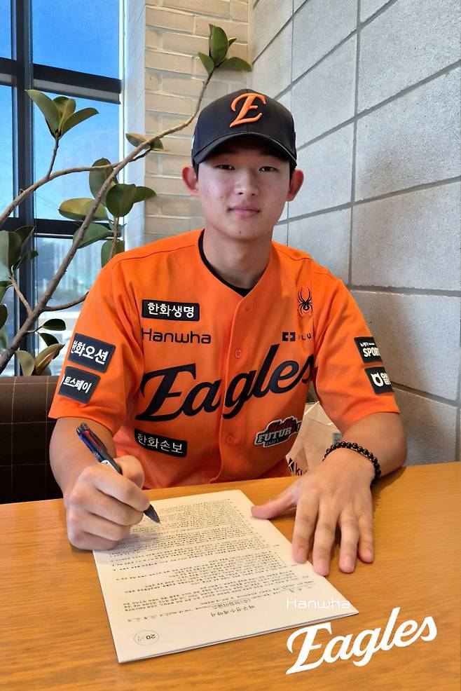 2027 KBO 신인드래프트 1라운드 9순위로 한화에 입단한 민주홍 투수. (사진= 한화이글스)