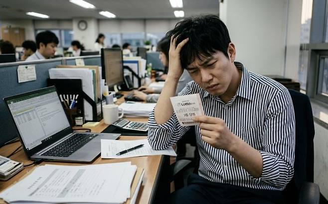 ** 팀장님이 준 로또 3등 당첨, 직장인 고민! 과연 말해야 할까요? [로또리아 분석]
**