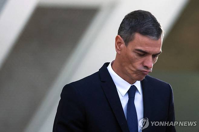 산체스 총리 [AFP=연합뉴스 자료사진. 재판매 및 DB 금지]