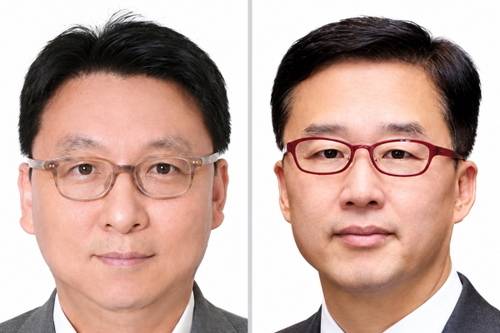 ▲남궁원 하나생명 대표·배성완 하나손해보험 대표(오른쪽)