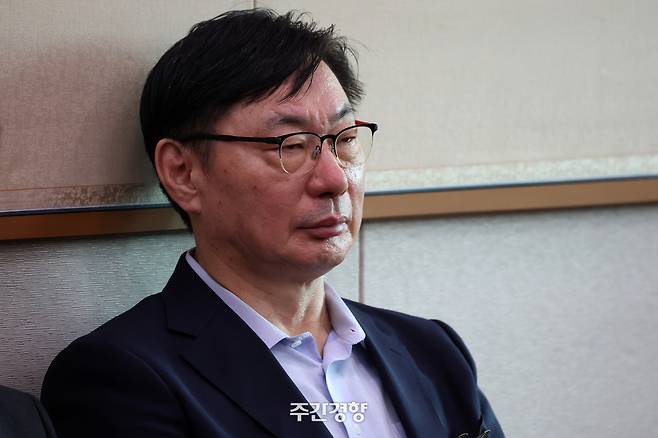 2025년 10월 23일 국회 법제사법위원회에서 열린 국정감사에 이화영 전 경기도 평화부지사가 참석해 있다. 권도현 기자