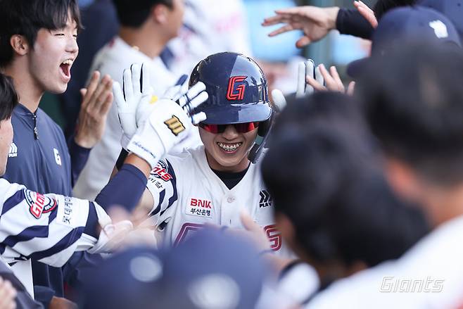 프로야구 롯데 자이언츠의 전민재. 롯데 자이언츠 제공