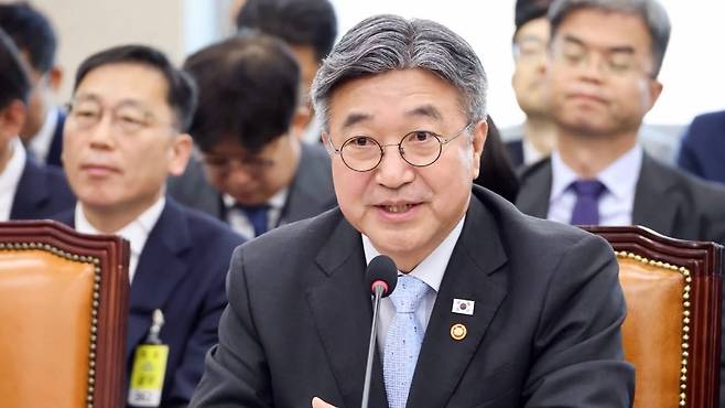 윤호중 행정안전부 장관.
