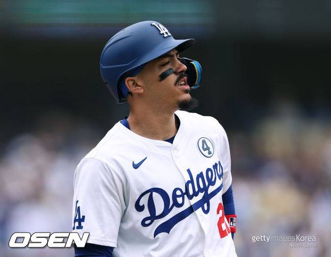 [사진] LA 다저스 시절 미겔 바르가스 ⓒGettyimages(무단전재 및 재배포 금지)