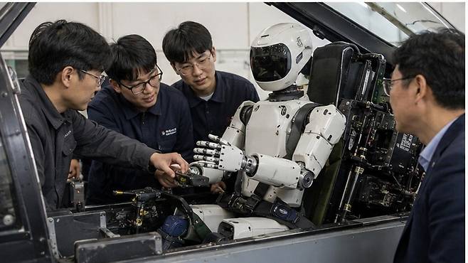 인간형 조종사 로봇 파이봇 [한국과학기술원(KAIST) 제공. 재판매 및 DB 금지]