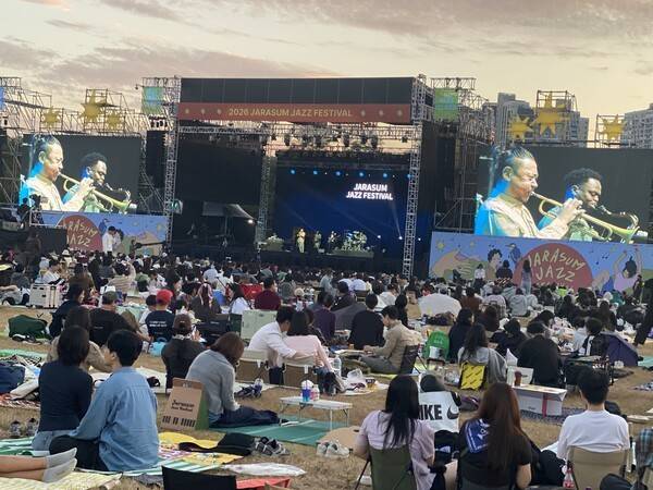 지난 9일 가평군에서 열린 '제23회 자라섬재즈페스티벌 현장 [사진=김남희 기자 ]