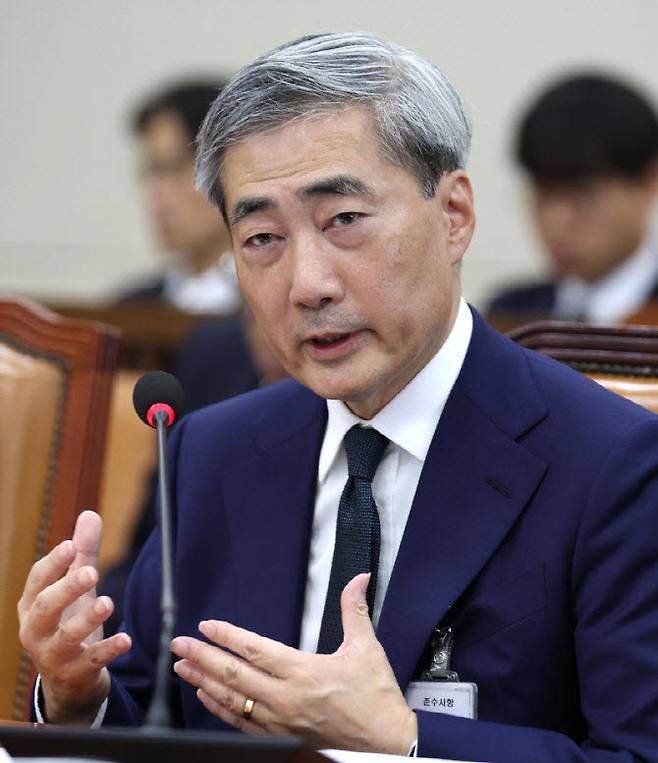 [이데일리 노진환 기자] 신현송 한국은행 총재 후보자가 15일 서울 여의도 국회에서 열린 재정경제기획위원회 인사청문회에 출석, 질의에 답변하고 있다.
