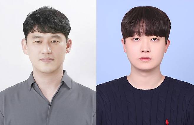 [울산=뉴시스] 송현곤 교수(좌측)와 홍진기 연구원. (사진= UNIST 제공) photo@newsis.com *재판매 및 DB 금지