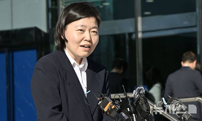 [전남광주=뉴시스] 양시원 기자 = 임은정 광주지방중대범죄수사청장이 지난 6일 오전 전남광주 북구 광주지방중수청에서 도어스테핑을 열고 발언하고 있다. 2026.10.12 goodwrite97@newsis.com