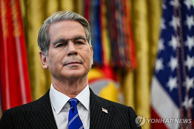 스콧 베선트 미 재무장관  [UPI=연합뉴스. 재판매 및 DB 금지]