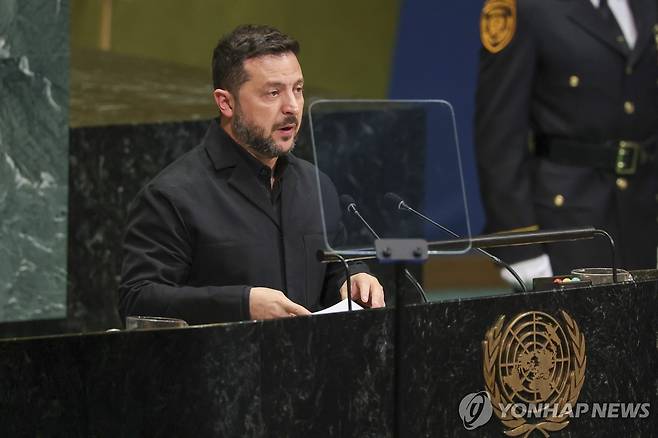 젤렌스키 우크라이나 대통령 [EPA=연합뉴스 자료사진. 재판매 및 DB 금지]