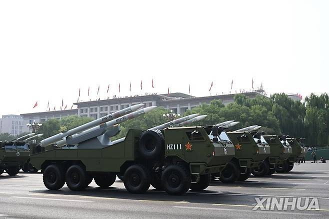 중국 열병식 [신화=연합뉴스 자료사진]