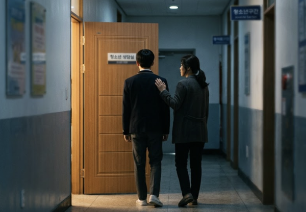 경찰 단계에는 선도심사위원회 심의를 거친 훈방·즉결심판 청구와 전문기관 연계 선도프로그램이 있다(사진=제미나이 생성 이미지)