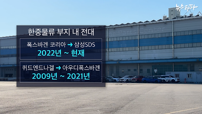 뉴스타파가 방문한 아암물류1단지 소재 한중물류 부지. (사진=뉴스타파)