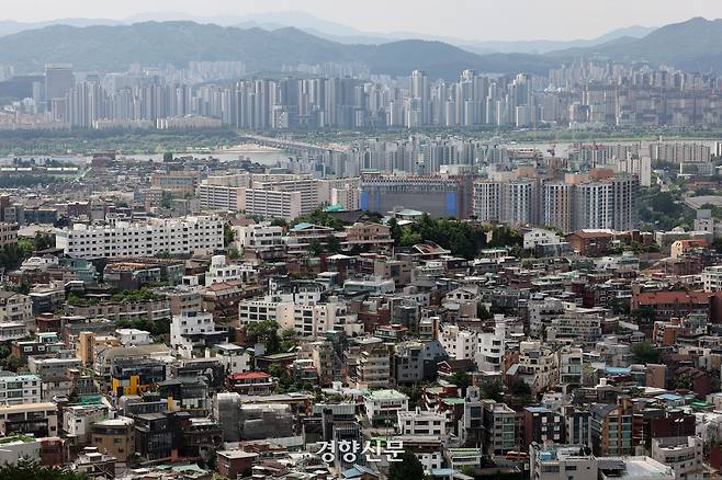서울 남산에서 바라본 저층주거지. 2026.07.27. 김정근기자