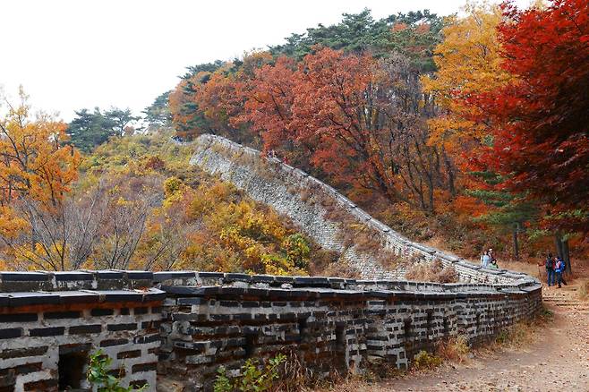 남한산성 가을풍경. 사진=광주시