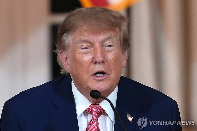 트럼프 대통령 [AP=연합뉴스. 재판매 및 DB 금지]