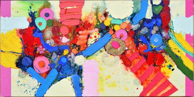 김강록, 율려4357-03-01, 91x182cm, Mixed Media on canvas, 2024
