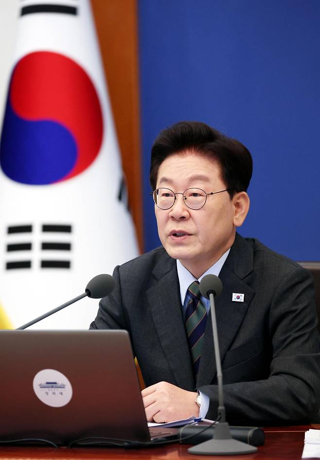 이재명 대통령이 20일 청와대에서 열린 국무회의에서 발언하고 있다. 2026.10.20 뉴시스