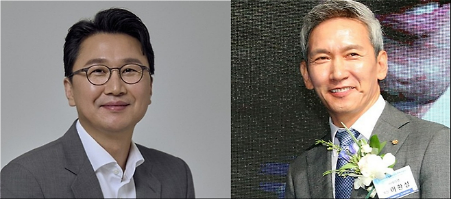 세라젬 이경수 대표이사(왼쪽)와 창업주 이환성 회장. 세라젬 제공·연합뉴스 자료사진