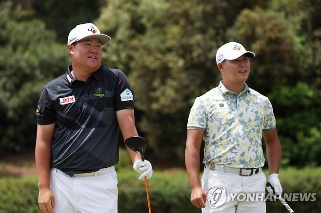 임성재(왼쪽)와 김시우 [Getty Images via AFP=연합뉴스 자료사진. 재판매 및 DB 금지]