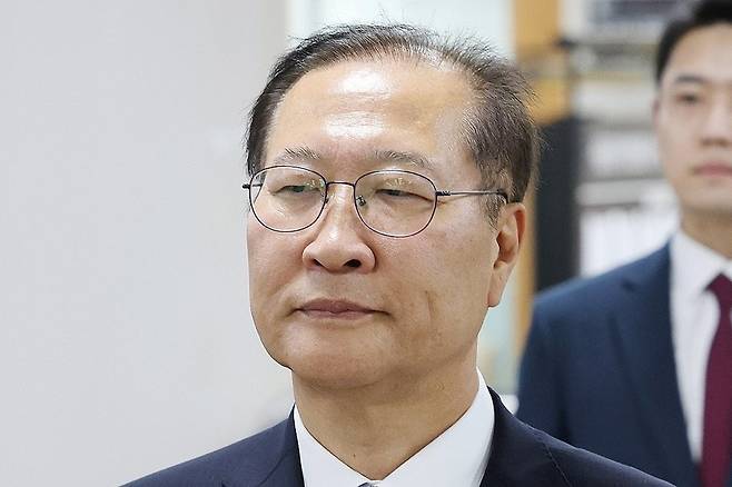 법정으로 향하는 박성재 전 법무부 장관.연합뉴스&nbsp;