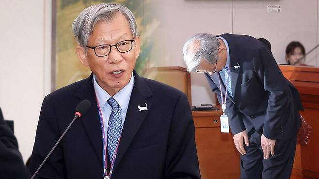 사의 표명한 유홍준 국립중앙박물관장 [자료사진]