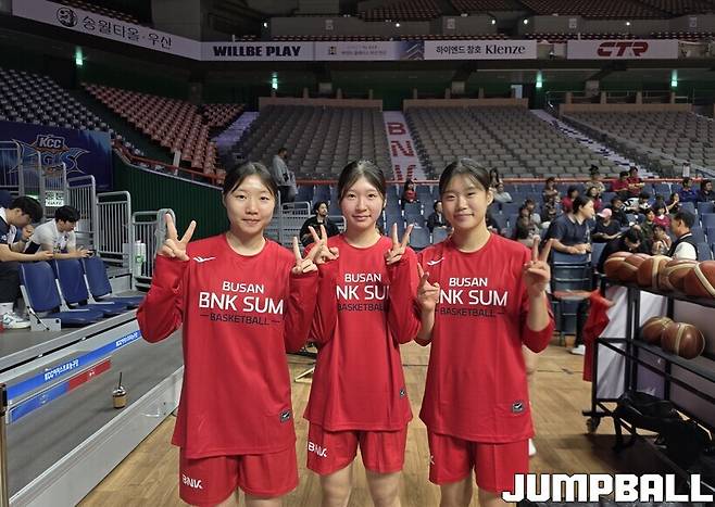 ▲김서현(좌), 송은지(가운데), 임연서(우)