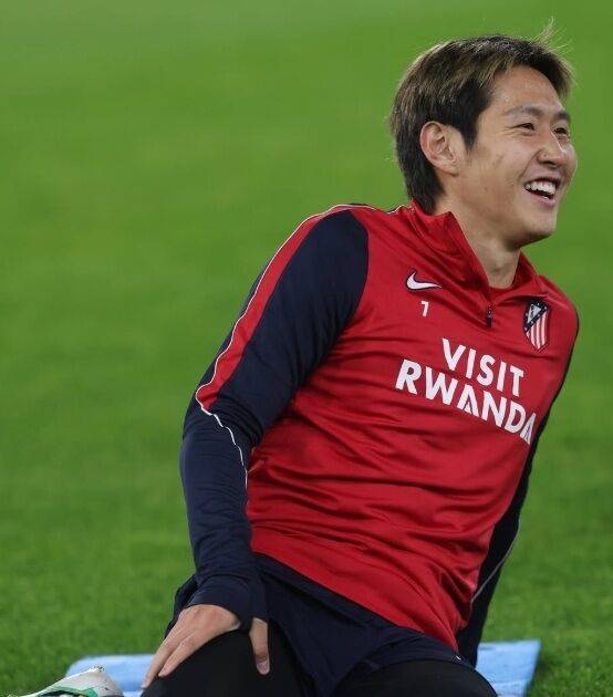 아틀레티코 마드리드의 이강인이 슈투트가르트와의 2026-27시즌 UEFA 챔피언스리그 페이즈 3차전을 앞두고 팀 훈련을 하고 있다./아틀레티코 마드리드