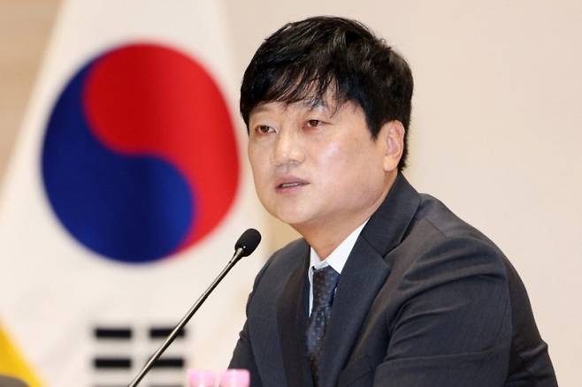 축구 해설위원 박문성. [뉴시스]