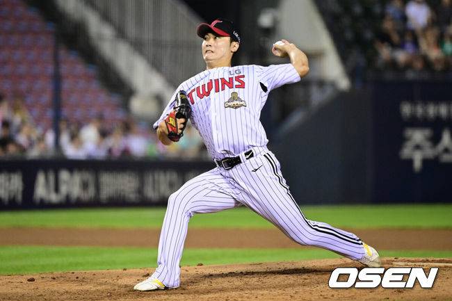 [OSEN=잠실, 조은정 기자] LG 김윤식 2026.07.30 /cej@osen.co.kr