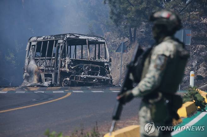 멕시코 카르텔과의 전쟁  [AP=연합뉴스 자료사진. 재판매 및 DB 금지]