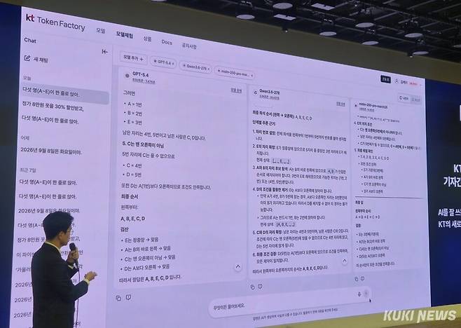 KT의 AI 플랫폼 ‘KT 토큰팩토리’는 비용과 답변 품질 가운데 어느 쪽에 더 무게를 둘지 선택할 수 있다. 김은빈 기자