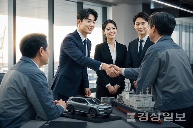 ▲ 울산 청년 인재양성·일자리 매칭·정착 생활안정 프로젝트 . AI생성이미지