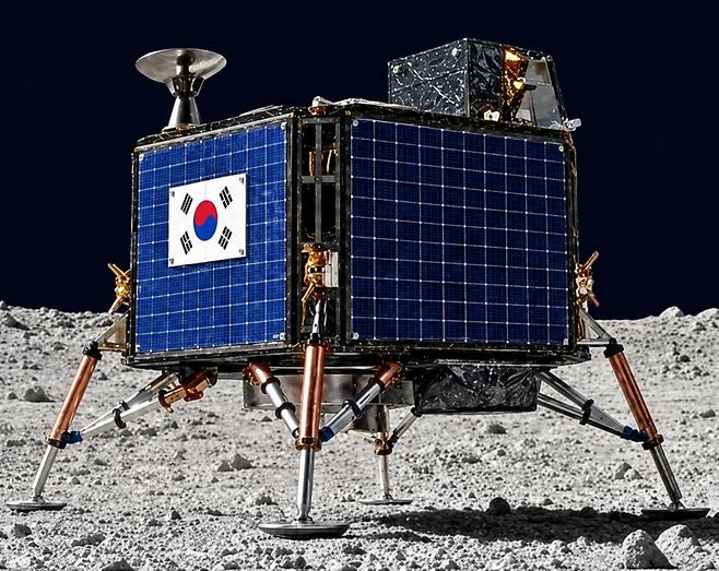 달 착륙선 예상도. 우주항공청 제공