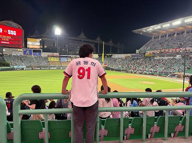 KBO 직관 응원 영상으로 화제가 된 日 야구 유튜버 B-모렐 /사진=본인 제공