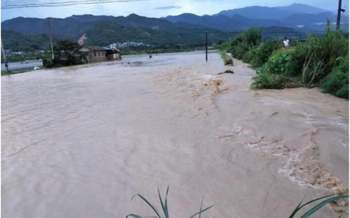 폭우 피해 발생한 중국 윈난성 [중국국제라디오 화면 캡처]