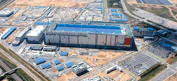 세계 최대 반도체 생산라인인 삼성전자 평택 반도체 공장. [사진 제공 = 삼성전자]