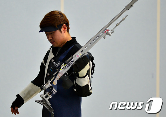 한국 남자 소총 간판 김종현(kt) . /뉴스1 © News1 자료사진