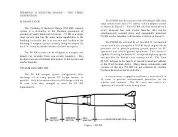 퍼싱-2 RR 모습. 이 미사일은 설계 단계에서 포기됐다.  [자료=www.pershing.org]