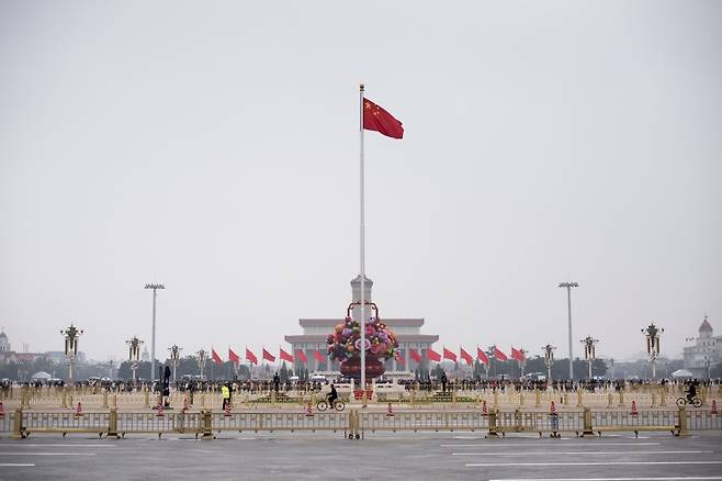 21일 중국 베이징 천안문 광장 모습. /AFPBBNews=뉴스1