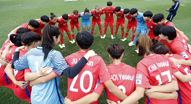 ▲ 한국 U-19 여자 대표팀 ⓒ연합뉴스