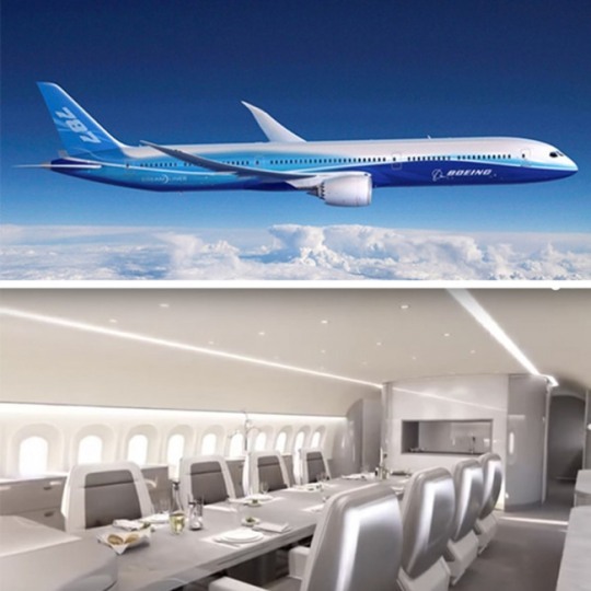 세계에서 가장 비싼 멕시코 엔리케 페나 니에토 대통령의 전용기인 보잉 787-8 드림라이너와 내부 모습. 가격은 6억달러(6678억원)로 추정된다. [중앙포토]
