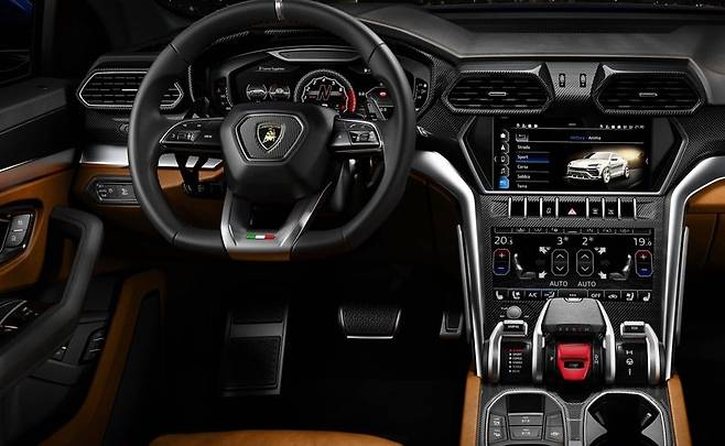 ▲ 람보르기니 우루스 실내 (이미지 : :Lamborghini)
